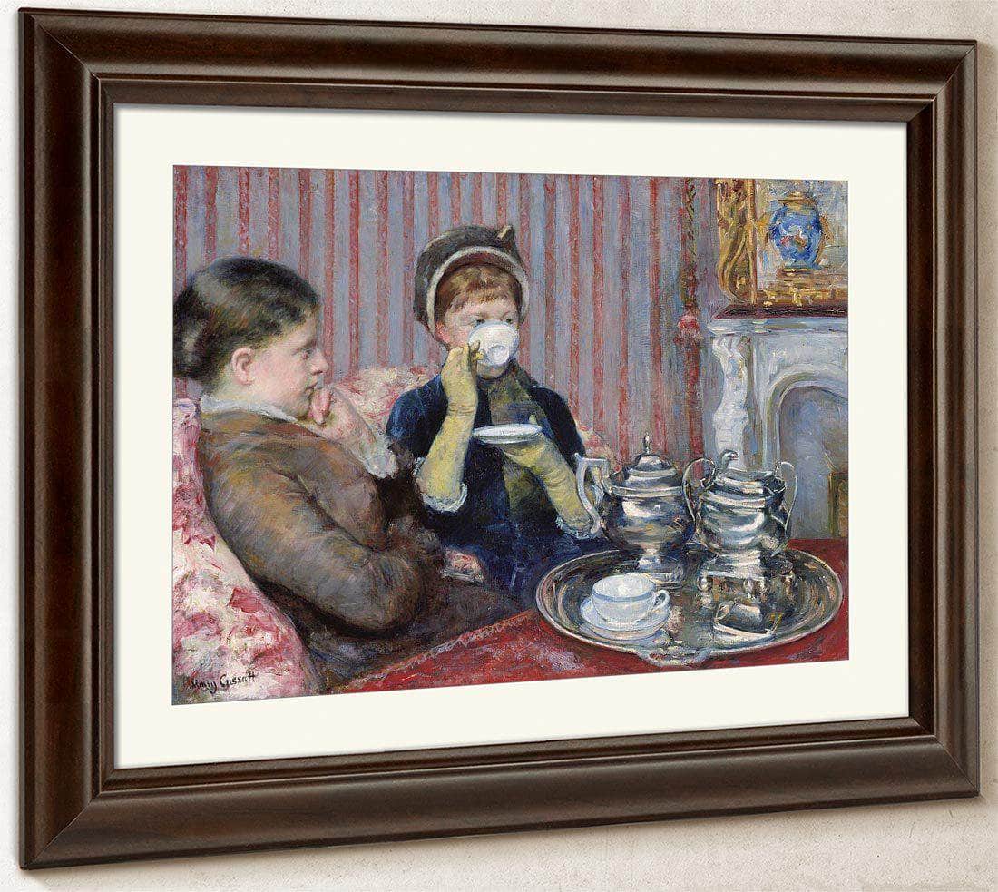The Tea By Cassatt Mary Fine Art Print