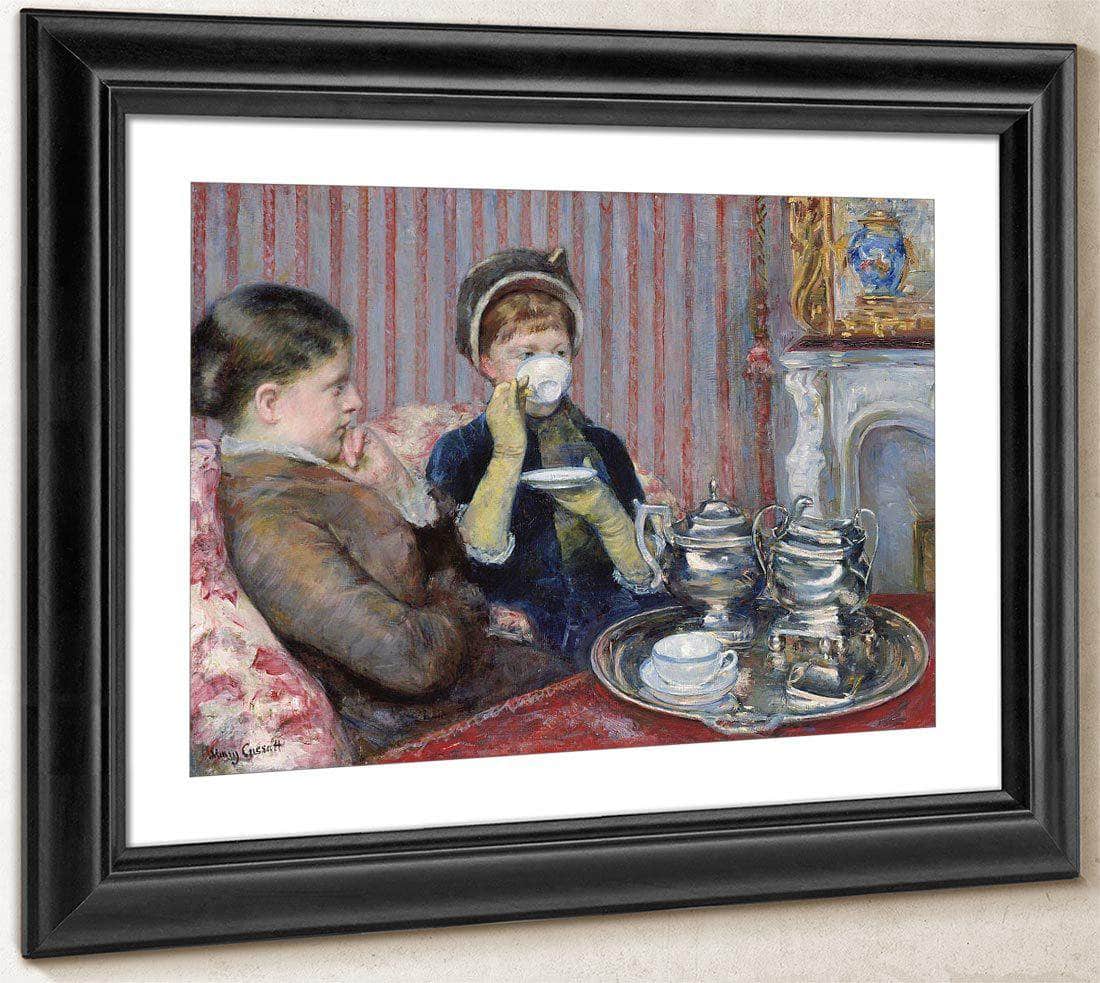 The Tea By Cassatt Mary Fine Art Print