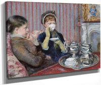 The Tea By Cassatt Mary Fine Art Print