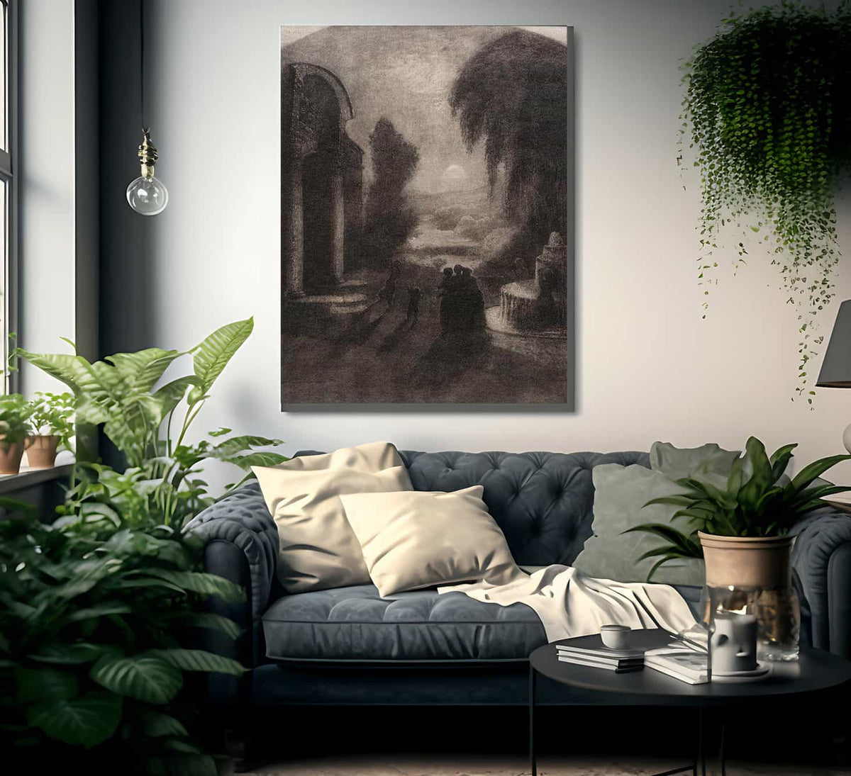 The Temple Of The Mind By Albert Pinkhamryder Fine Art Print