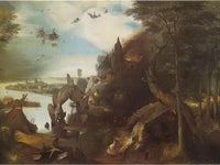 The Temptation Of St By Pieter Bruegel Fine Art Print