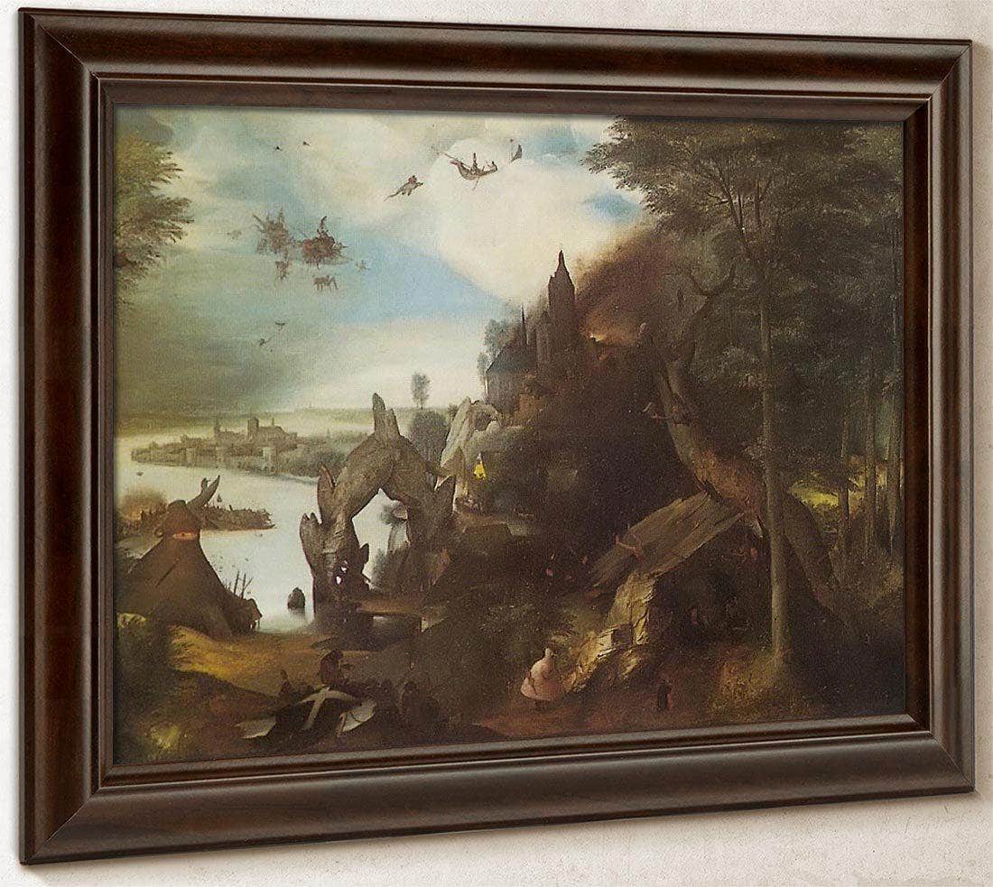 The Temptation Of St By Pieter Bruegel Fine Art Print