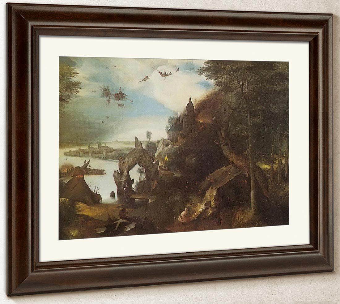 The Temptation Of St By Pieter Bruegel Fine Art Print
