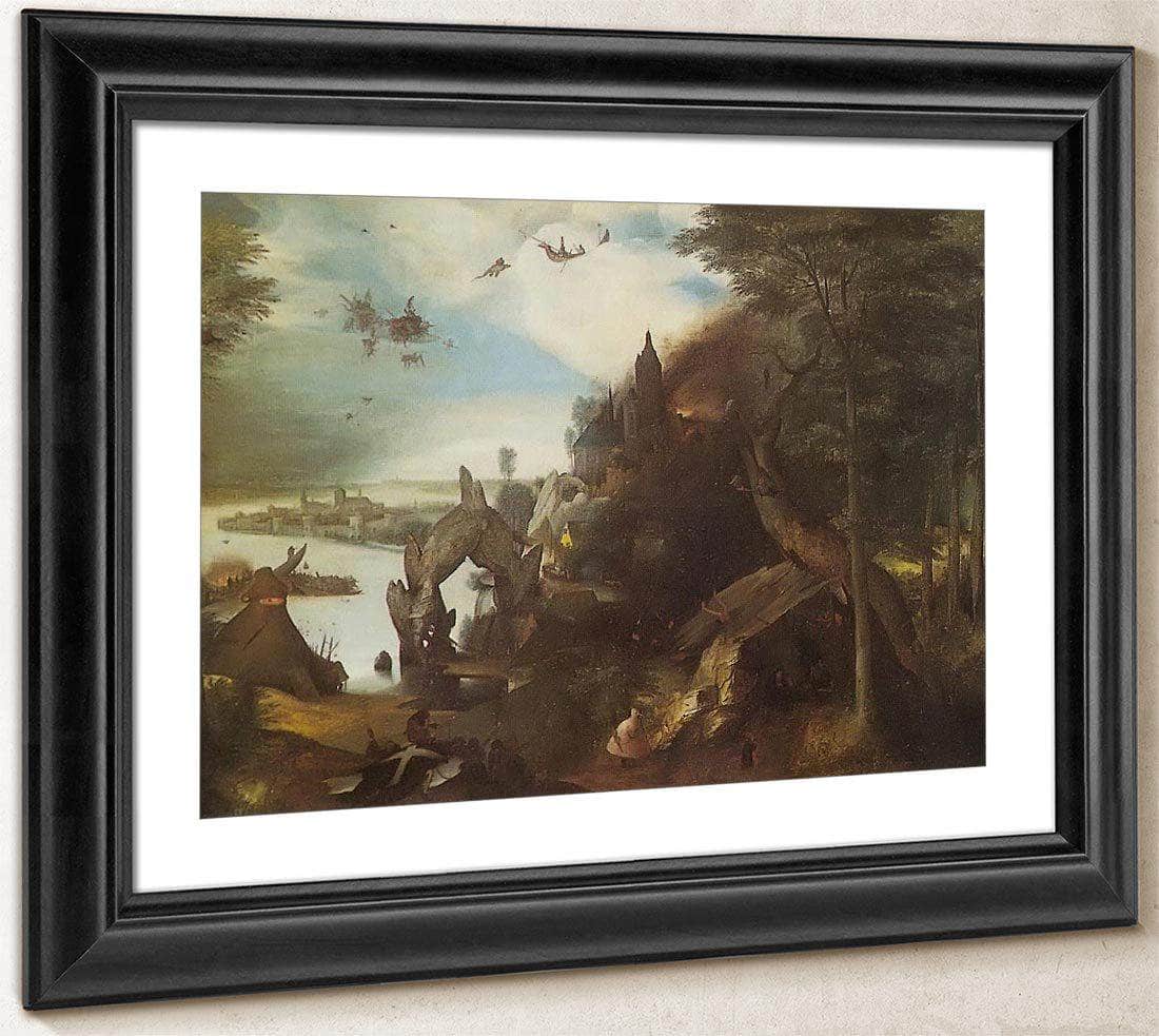 The Temptation Of St By Pieter Bruegel Fine Art Print