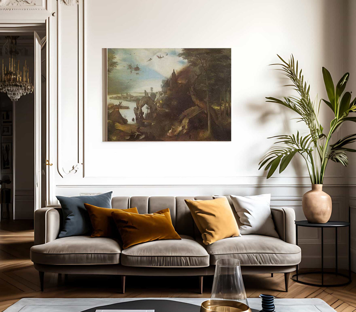 The Temptation Of St By Pieter Bruegel Fine Art Print