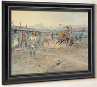 The Tenderfoot By Charles Marion Russell Fine Art Print