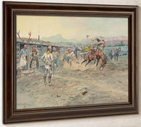 The Tenderfoot By Charles Marion Russell Fine Art Print