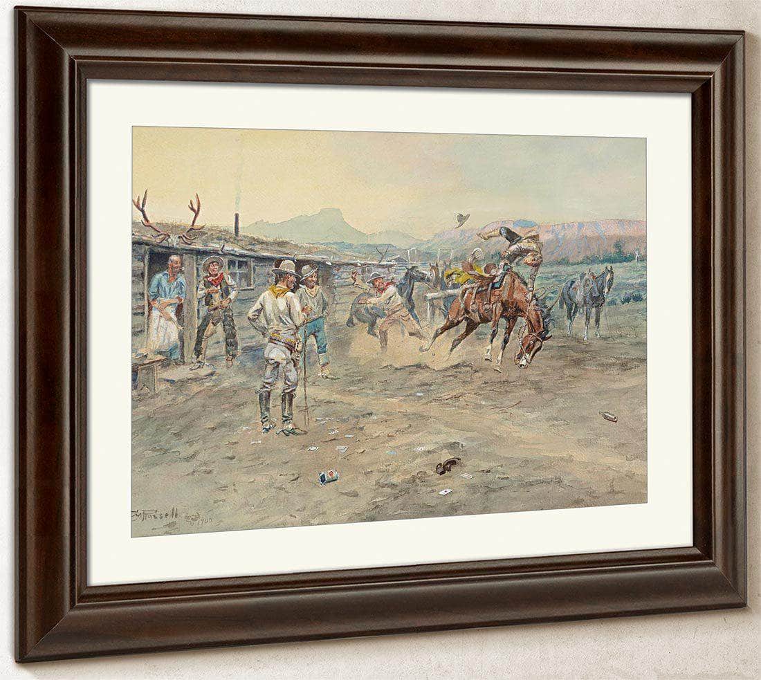 The Tenderfoot By Charles Marion Russell Fine Art Print
