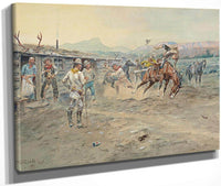 The Tenderfoot By Charles Marion Russell Fine Art Print