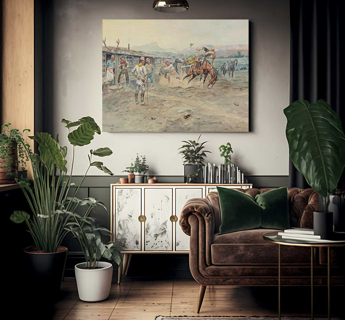 The Tenderfoot By Charles Marion Russell Fine Art Print