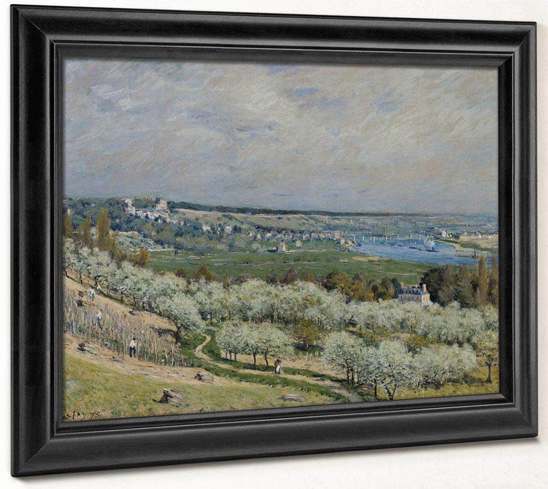 The Terrace At Saint Germain Spring 1875 By Alfred Sisley Fine Art Print