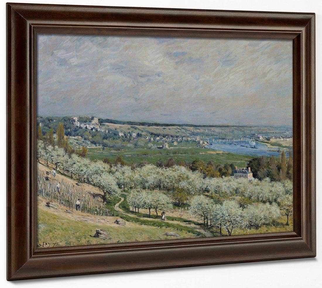 The Terrace At Saint Germain Spring 1875 By Alfred Sisley Fine Art Print