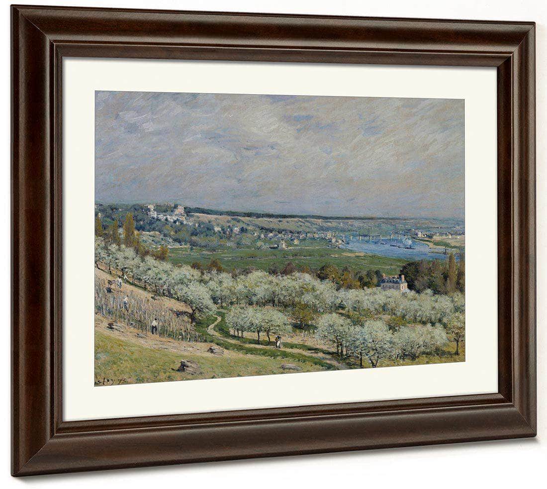 The Terrace At Saint Germain Spring 1875 By Alfred Sisley Fine Art Print