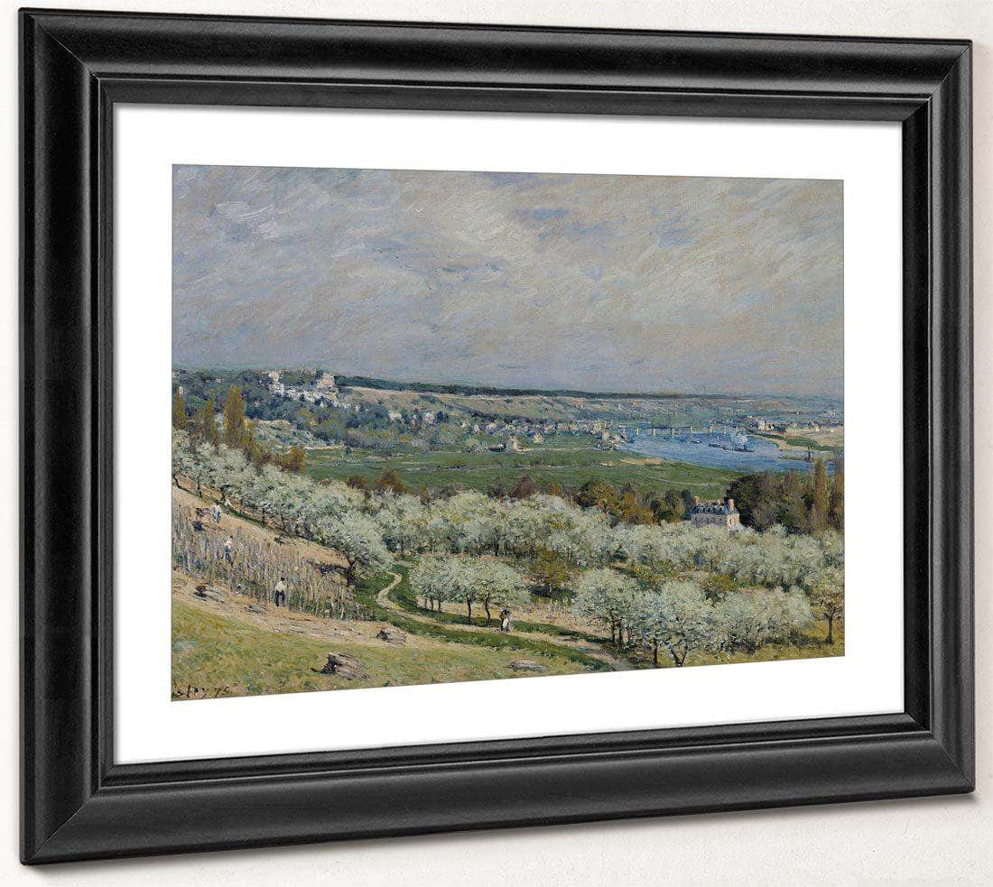 The Terrace At Saint Germain Spring 1875 By Alfred Sisley Fine Art Print