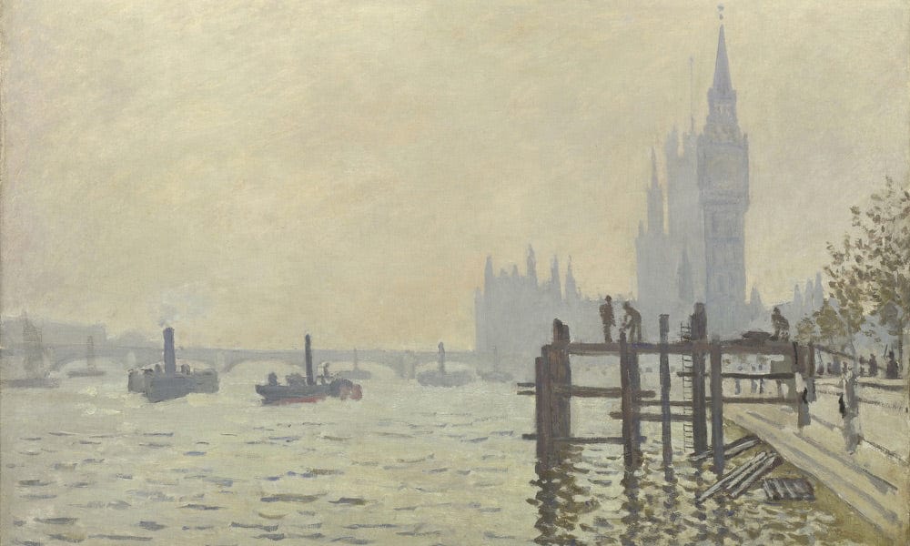 The Thames Below Westminster By Claude Monet Fine Art Print