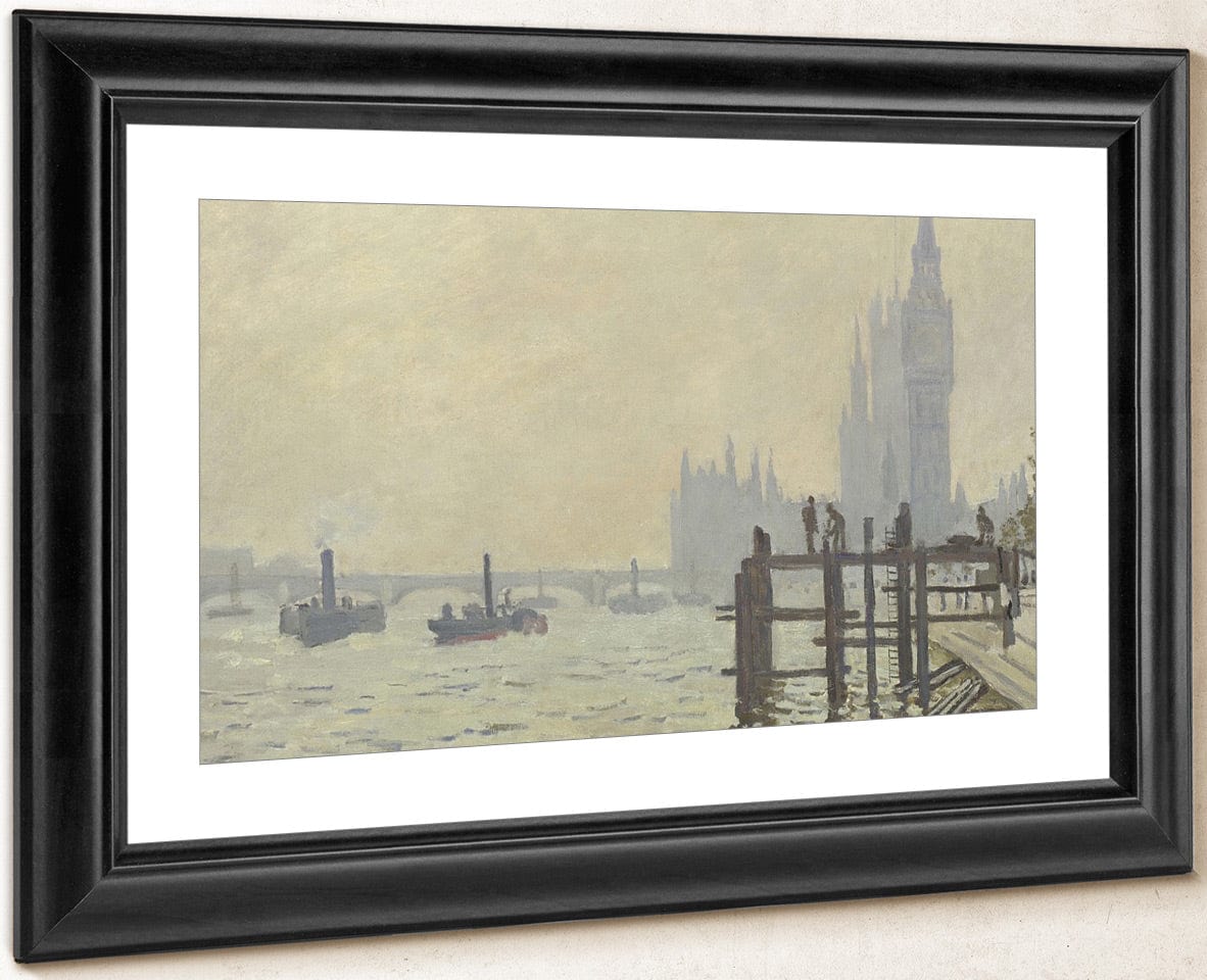 The Thames Below Westminster By Claude Monet Fine Art Print