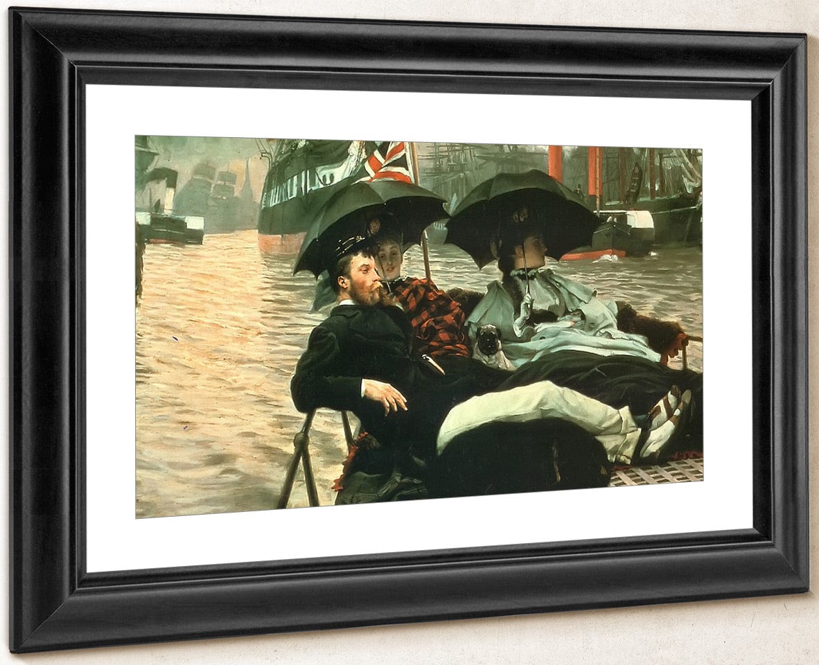 The Thames By James Tissot Fine Art Print