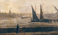 The Thames From Battersea Bridge By James McNeill Whistler Fine Art Print