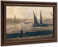 The Thames From Battersea Bridge By James McNeill Whistler Fine Art Print
