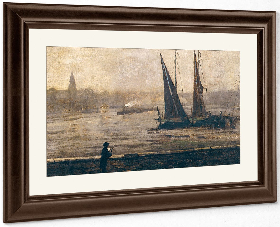 The Thames From Battersea Bridge By James McNeill Whistler Fine Art Print