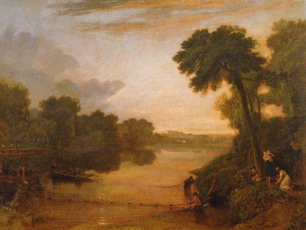 The Thames Near Windsor By Joseph Mallord William Turner Fine Art Print