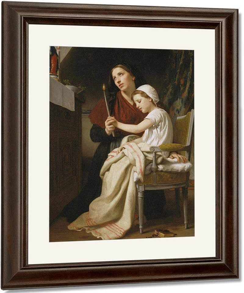 The Thank Offering By  Bouguereau Adolphe William Fine Art Print