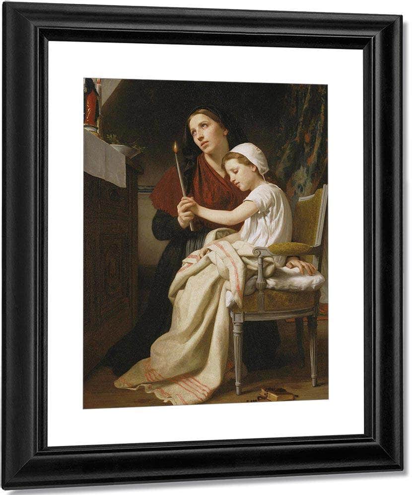 The Thank Offering By  Bouguereau Adolphe William Fine Art Print