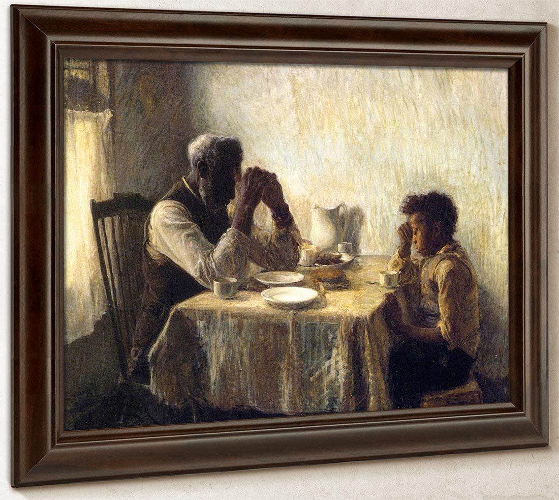 The Thankful Poor By Henry Ossawa Tanner Fine Art Print