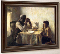 The Thankful Poor By Henry Ossawa Tanner Fine Art Print