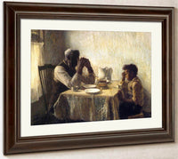 The Thankful Poor By Henry Ossawa Tanner Fine Art Print