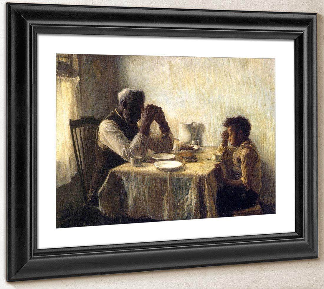 The Thankful Poor By Henry Ossawa Tanner Fine Art Print