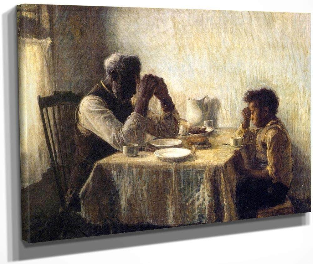 The Thankful Poor By Henry Ossawa Tanner Fine Art Print