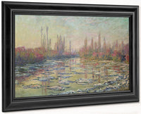 The Thaw On The Seine, Near Vetheuil By Claude Monet Fine Art Print