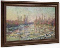 The Thaw On The Seine, Near Vetheuil By Claude Monet Fine Art Print