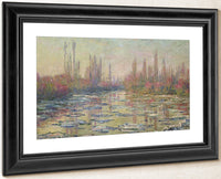 The Thaw On The Seine, Near Vetheuil By Claude Monet Fine Art Print