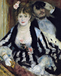 The Theater Box La Loge Painting Auguste Renoir Canvas Art Fine Art Print