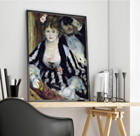 The Theater Box La Loge Painting Auguste Renoir Canvas Art Fine Art Print