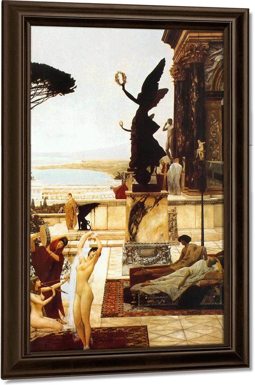 The Theatre Of Taormina By Gustav Klimt Fine Art Print