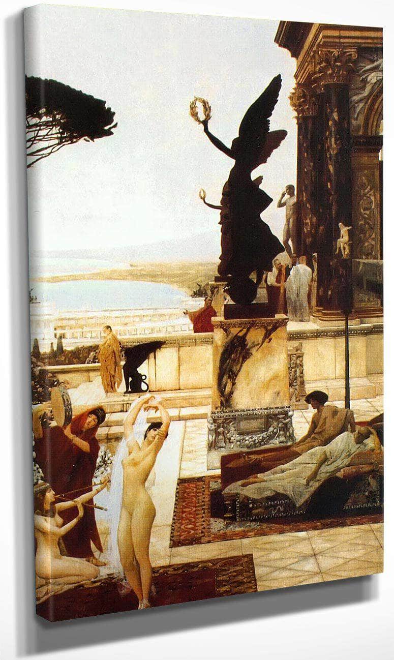 The Theatre Of Taormina By Gustav Klimt Fine Art Print