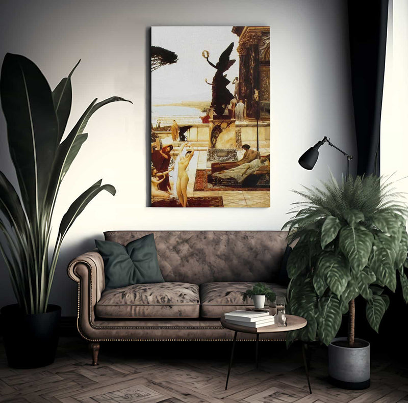 The Theatre Of Taormina By Gustav Klimt Fine Art Print