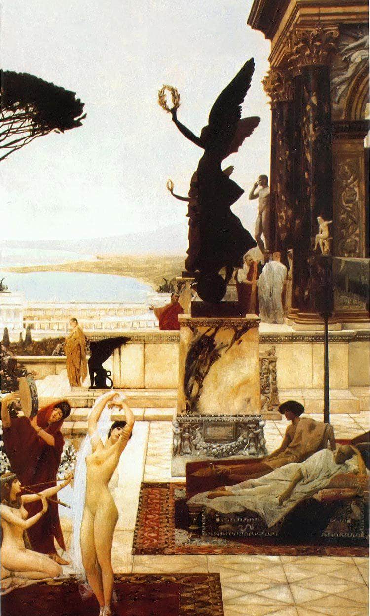The Theatre Of Taormina By Gustav Klimt Fine Art Print