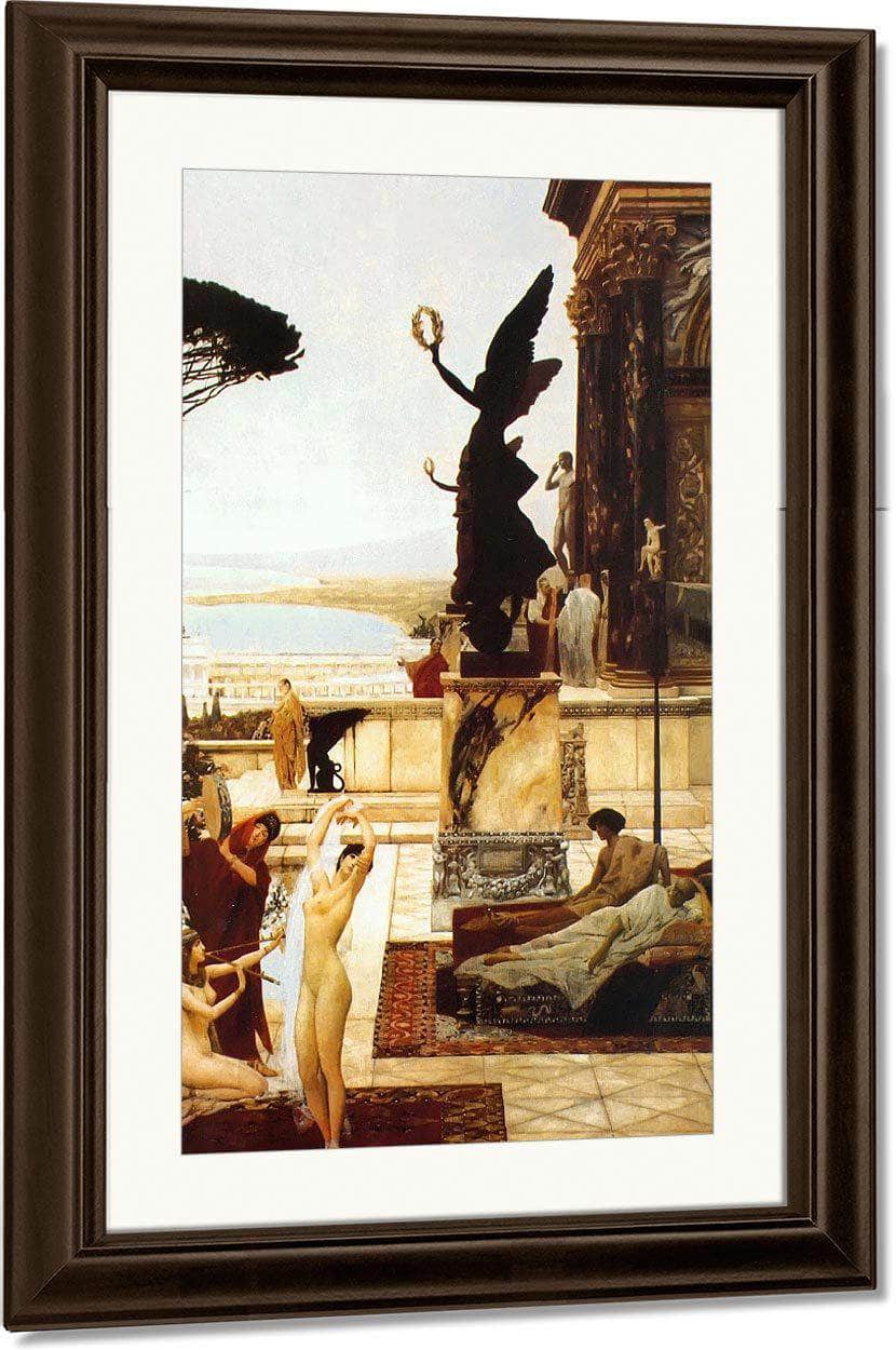 The Theatre Of Taormina By Gustav Klimt Fine Art Print