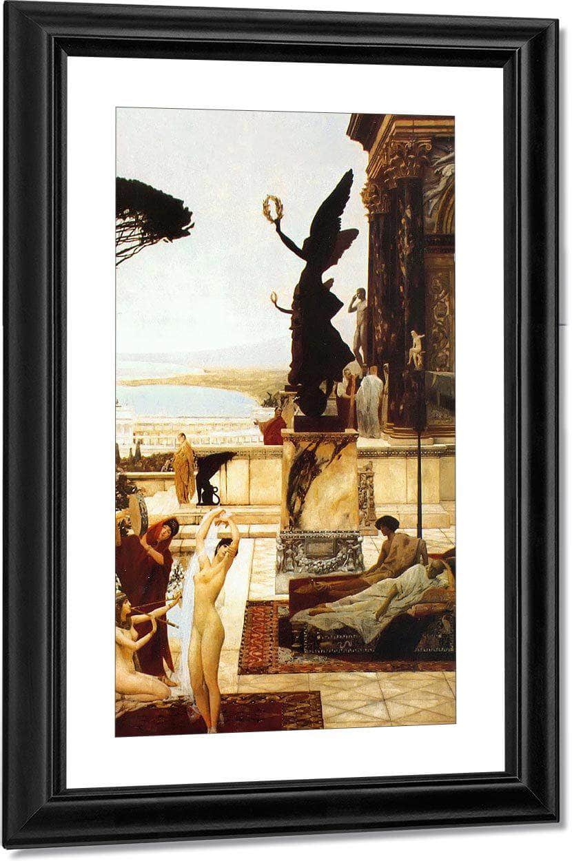 The Theatre Of Taormina By Gustav Klimt Fine Art Print