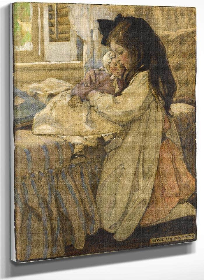 The Then Lover By Jessie Willcox Smith Fine Art Print