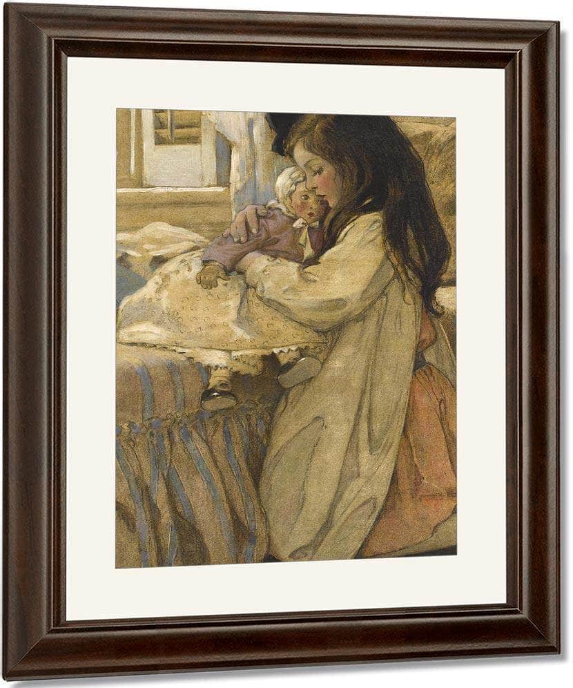 The Then Lover By Jessie Willcox Smith Fine Art Print