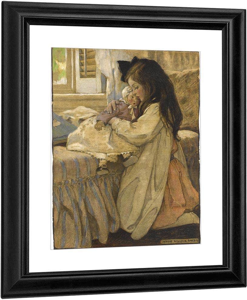 The Then Lover By Jessie Willcox Smith Fine Art Print