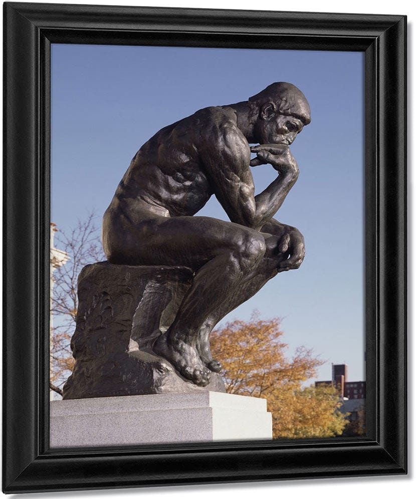 The Thinker 1 By Francois Auguste Rene Rodin Fine Art Print