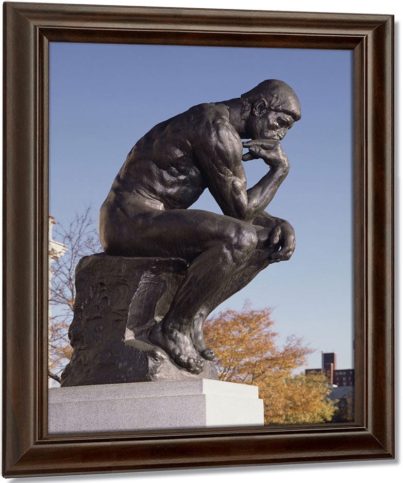 The Thinker 1 By Francois Auguste Rene Rodin Fine Art Print