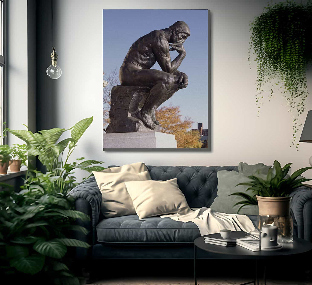 The Thinker 1 By Francois Auguste Rene Rodin Fine Art Print