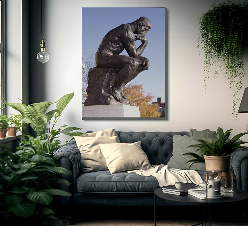 The Thinker 1 By Francois Auguste Rene Rodin Fine Art Print